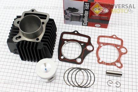 Цилиндро поршневой комплект (цпг) 110см3 52,4мм красная коробка (палец 13мм). S (Мопед Viper Delta / UM3186-V44)