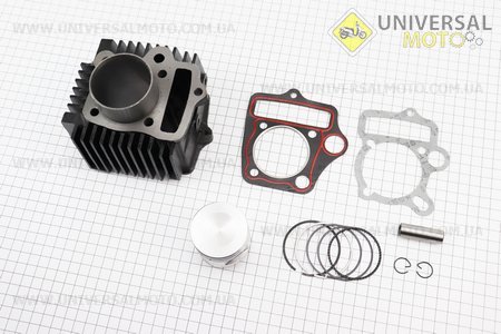 Циліндро поршневий комплект (цпг) 100см.куб.-50мм (палець 13мм, висота циліндра 69мм). Китай (Запчастини для мопеда Дельта / UM3186-V48)