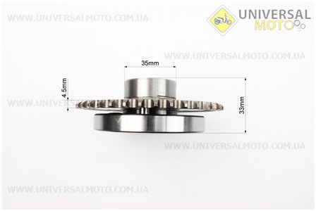 Бендикс стартеру - обгонна муфта CBT-125. YOG (Запчастини для мопеда Дельта / UM3187-V10)