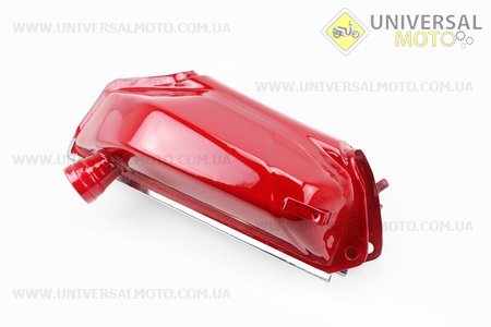 Бак паливний ЧЕРВОНИЙ (рисунок тип 1). Китай (Запчастини для мопеда Дельта / UM3188-V08)