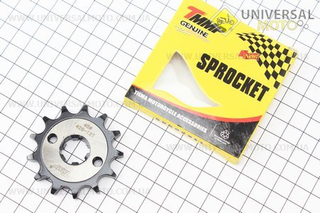 Зірка передня JH - 428H-13T "гартована". TMMP (Запчастини для мопеда Дельта / UM3188-V84)