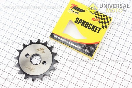 Зірка передня JH - 428H-16T "гартована". TMMP (Запчастини для мопеда Дельта / UM3188-V87)