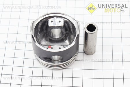 Поршневий комплект (поршень, кільця, палець) 70см.куб. 47мм +0,25 (палець 13мм) тефлонове покриття. TMMP (Запчастини для мопеда Дельта / UM3188-V89)