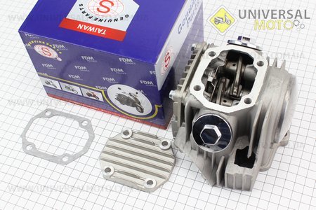 Головка цилиндра + клапана + распредвал + крышки в сборе 110см3 . S (Мопед Viper Delta / UM3189-V41)