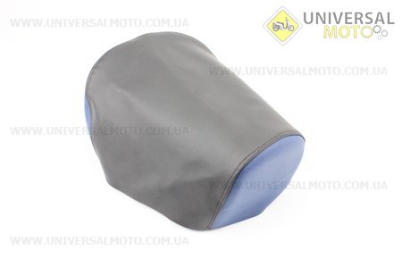 Чехол сидения переднего (эластичный, прочный материал) черный/синий. Украина (Мопед Viper Delta / UM3189-V90)