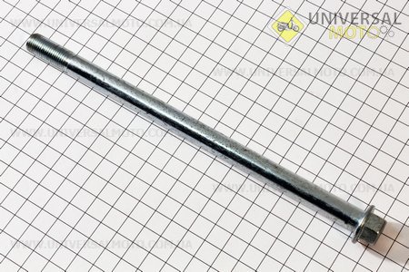 Ось заднего колеса диаметр 12мм; длинной 210мм. Китай (Мопед Viper Alpha / UM3190-V37)