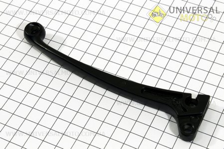 Важіль керма правий (барабанні гальма), чорний. Китай (Запчастини на скутер Viper Alpha / UM3190-V52)