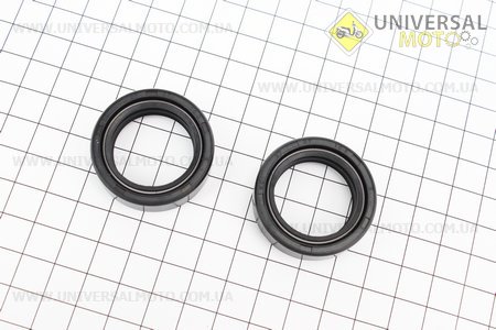 Сальник амортизатора перед. 27*37*10,5 - комплект 2 штуки . TATA (Мопед Viper Alpha / UM3190-V56)