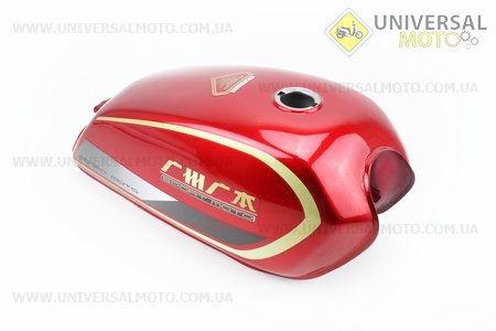 Бак паливний ЧЕРВОНИЙ. Китай (Запчастини на скутер Viper Alpha / UM3190-V93)