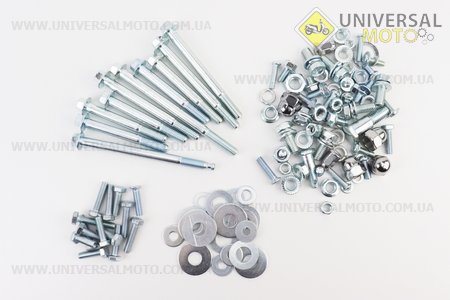 Болти, гайки, втулки, шайби, кріплення в наборі 127од.. Китай (Запчастини на скутер Viper Alpha / UM3192-V05)