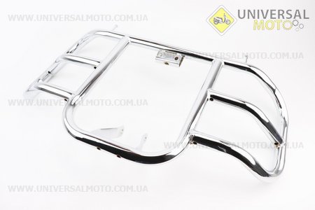 Дуга захисна "ХРОМ" пряма 28мм "низька". Китай (Запчастини на скутер Viper Alpha / UM3192-V34)