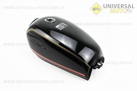 Бак паливний ЧОРНИЙ (малюнок тип. 2). Китай (Запчастини на скутер Viper Alpha / UM3192-V40)