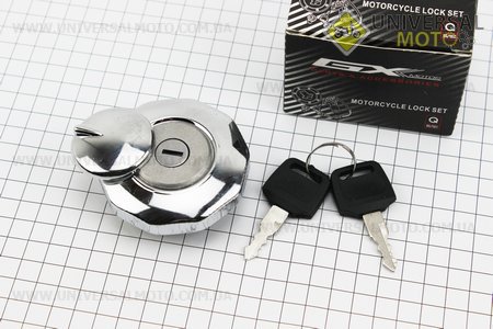 Кришка бака кругла (з ключем). GXmotor (Запчастини на скутер Viper Alpha / UM3192-V54)