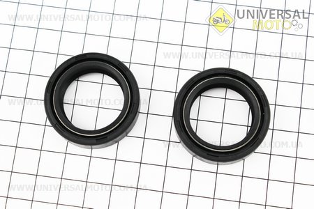 Сальник амортизатора перед. 27 * 37 * 10,5 - комплект 2 штуки. MARATHON (Запчастини на скутер Viper Alpha / UM3192-V81)