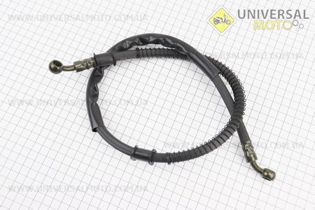 Шланг гальмівний передній 85см (під болт-штуцер 10/10мм) MUSTANG-125см.куб.. TATA (Запчастини на скутер Viper Alpha / UM3193-V29)