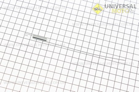 Пружина "жабки" заднього гальма (слабше). Китай (Запчастини для мопеда Дельта / UM3200-V47)