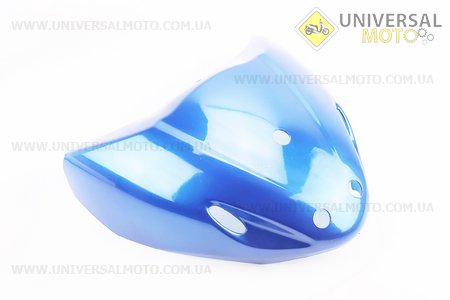 Пластик - передній верхній (під кермом) "дзьоб", СИНІЙ (можливі мікроподряпини). Китай (Запчастини на скутер Viper Active / UM3200-V67)