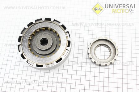 Сцепление в сборе (корзина) Active - механика, 110/125см3. GXmotor (Мопед Viper Delta / UM3201-V21)