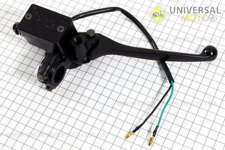 Цилиндр тормозной главный передней системы, тип 1. Китай (Мопед Viper Active / UM3201-V36)