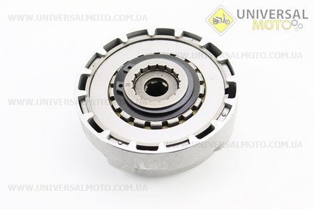 Зчеплення трьохдискове в зборі (кошик) Active 110см.куб. - "автомат" + 3 деталі. TATA (Запчастини для мопеда Дельта / UM3201-V93)