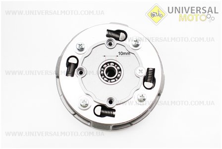 Зчеплення трьохдискове в зборі (кошик) Active 110см.куб. - "автомат" + 5 деталей. Китай (Запчастини для мопеда Дельта / UM3202-V02)
