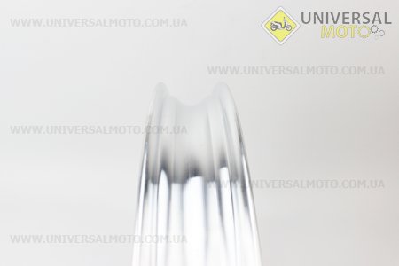 Диск задній литий 1,6-17" ALPHA/ACTIVE "хвиля", чорний (вісь 12мм). Viper (Запчастини для мопеда Дельта / UM3202-V14)