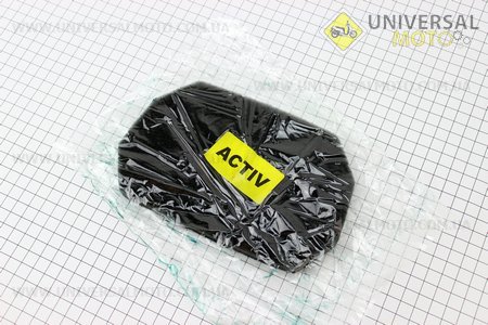 Фильтр-элемент воздушный с пропиткой (поролон), черный. Китай (Мопед Viper Active / UM3202-V18)