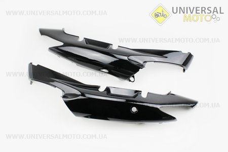 пластик - боковой задний левый, правый комплект 2 штуки, Черный . Китай (Мопед Viper Active / UM3202-V26)