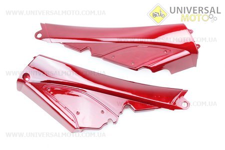 пластик - боковой средний левый, правый комплект 2 штуки, БОРДОВЫЙ. Китай (Мопед Viper Active / UM3202-V28)