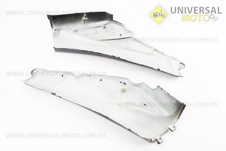 пластик - боковой средний левый, правый комплект 2 штуки, Черный . Китай (Мопед Viper Active / UM3202-V32)