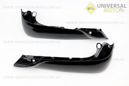 пластик - защиты ног правый + левый комплект, Черный . Китай (Мопед Viper Active / UM3202-V33)