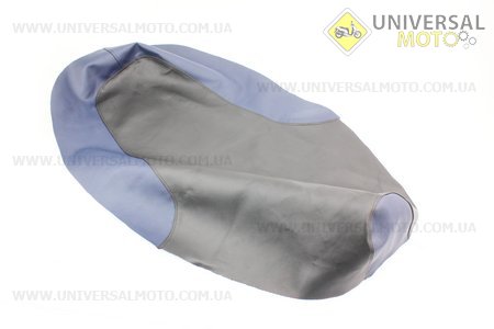 Чохол сидіння (еластичний, міцний матеріал) чорний/синій. Украина (Запчастини на скутер Viper Active / UM3202-V45)