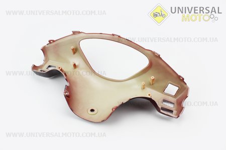 пластик - руля задний (где спидометр), бордовий. Китай (Мопед Active / UM3202-V78)