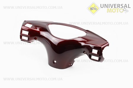 пластик - руля задний (где спидометр), бордовий. Китай (Мопед Active / UM3202-V78)