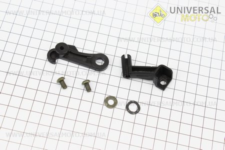 Рычаг троса "подсоса" (дросселя), комплект. Китай (Мопед Active / UM3202-V80)