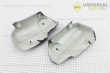 Пластик - вставки переднього крила лів., прав комплект 2шт, ЧОРНИЙ, тип. 4. Китай (Запчастини на скутер Viper Active / UM3203-V98)