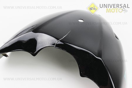 УЦІНКА Пластик - передній верхній (під кермом) "дзьоб", чорний (див. фото). Китай (Запчастини на скутер Viper Active / UM3204-V01)