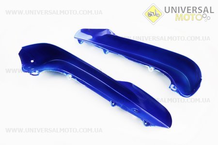 Пластик - захисту ніг правий + лівий комплект, ГОЛУБИЙ. Китай (Запчастини на скутер Viper Active / UM3204-V26)