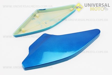 Пластик - накладка порога правий+лівий комплект, БЛАКИТНИЙ. Китай (Запчастини на скутер Viper Active / UM3204-V28)