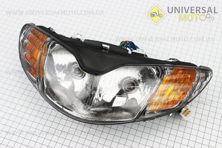 Фара передня у зборі (дві лампи). TATA (Запчастини на скутер Viper Active / UM3204-V36)