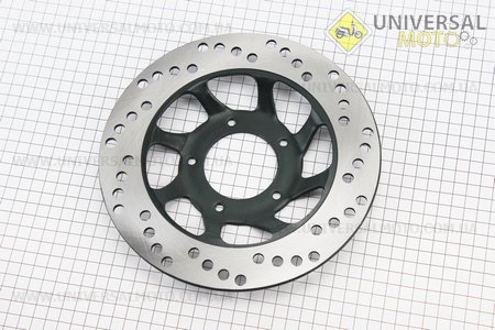 Диск гальмівний передній, ЧОРНИЙ. Китай (Запчастини на скутер Viper Active / UM3204-V45)
