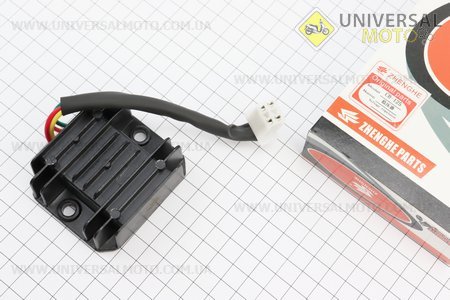 Реле-регулятор напруги (з дротами) ACTIVE. ZHENGHE (Запчастини на скутер Viper Active / UM3204-V74)