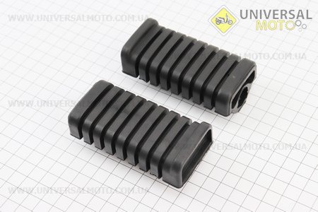 Гумка підніжки ACTIVE комплект 2шт, тип. 1. ZHENGHE (Запчастини для мопеда Дельта / UM3204-V76)