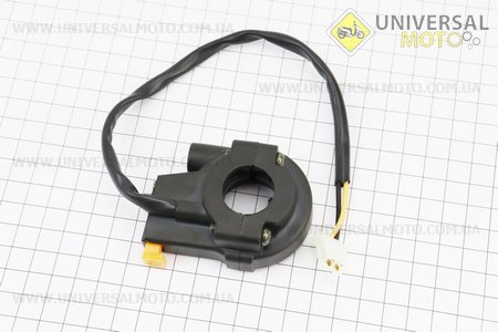 Хомут рукоятки під трос газу керма правої "БУДИНОК" ACTIVE. Китай (Запчастини на скутер Viper Active / UM3204-V86)