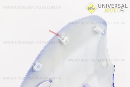 УЦІНКА ACTIVE пластик - передній верхній (під кермом) "дзьоб", СИНІЙ (відламане одне кріплення, див. фото). Китай (Запчастини на скутер Viper Active / UM3205-V01)