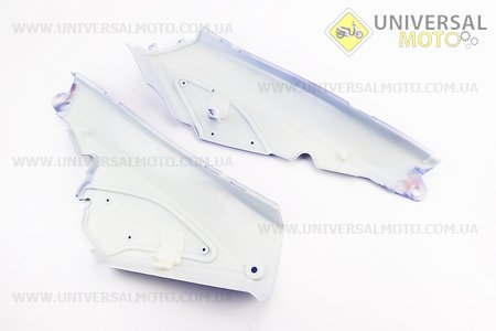 Пластик - бічний середній лівий, правий комплект 2шт, синій (можливі незначні дефекти фарбування). Китай (Запчастини на скутер Viper Active / UM3205-V04)