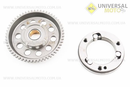 Бендикс (обгінна муфта) стартера СВ-125см.куб.. Китай (Запчастини на мотоцикл з двигуном CB / UM3210-V03)