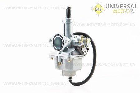Карбюратор СВ/CG-125 (d=26), дросель ручний. Китай (Запчастини на пітбайк / UM3210-V24)