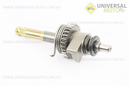Вал кик-стартера в сборе (шестерня, пружина) CB. Viper (Мотоциклы CB125-250 / UM3212-V50)