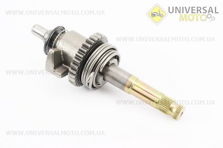 Вал кик-стартера в сборе (шестерня, пружина) CB. Viper (Мотоциклы CB125-250 / UM3212-V50)